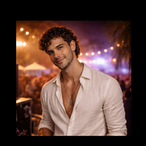 Valerio, DJ und kommender Protagonist der Gay Celebrity Romance Reihe Celebrity Liebe von Jade C. Kleinod